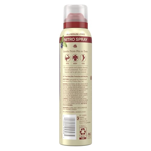 Old Spice Desodorante Total para el Cuerpo, control de olor en todas las zonas del cuerpo.