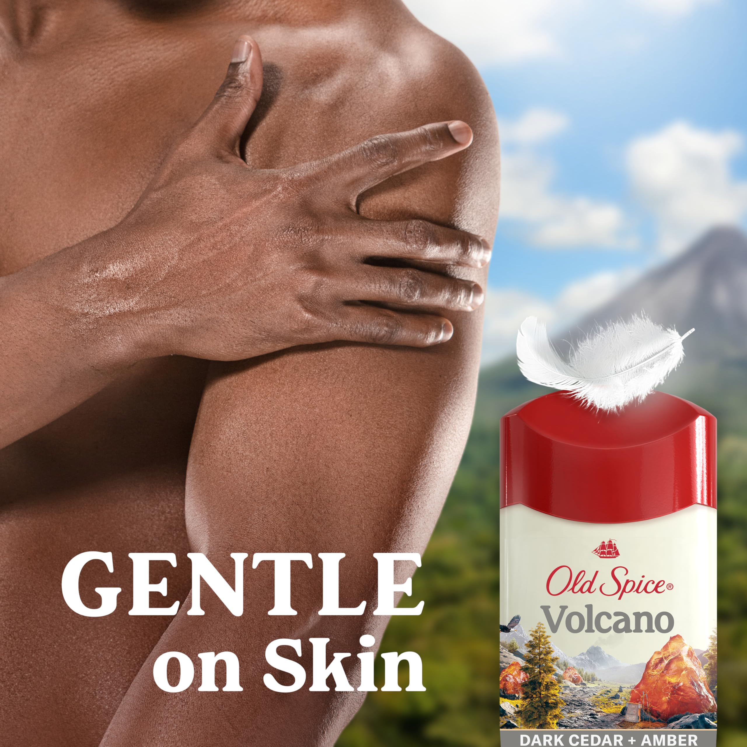 Old Spice Swagger body wash travel bottle showing compact size for trips.