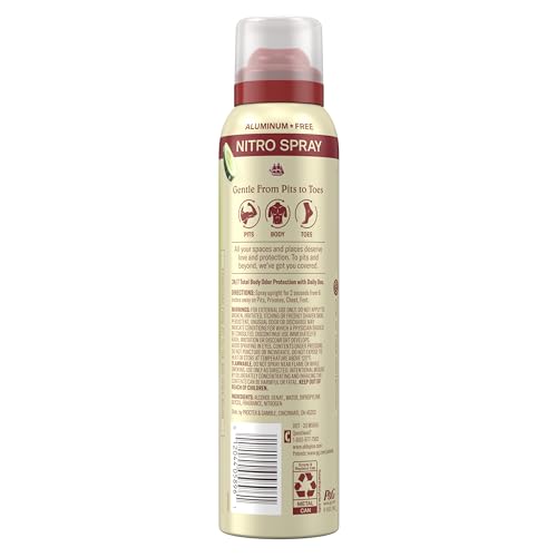 Desodorante corporal seguro para uso en todo el cuerpo.