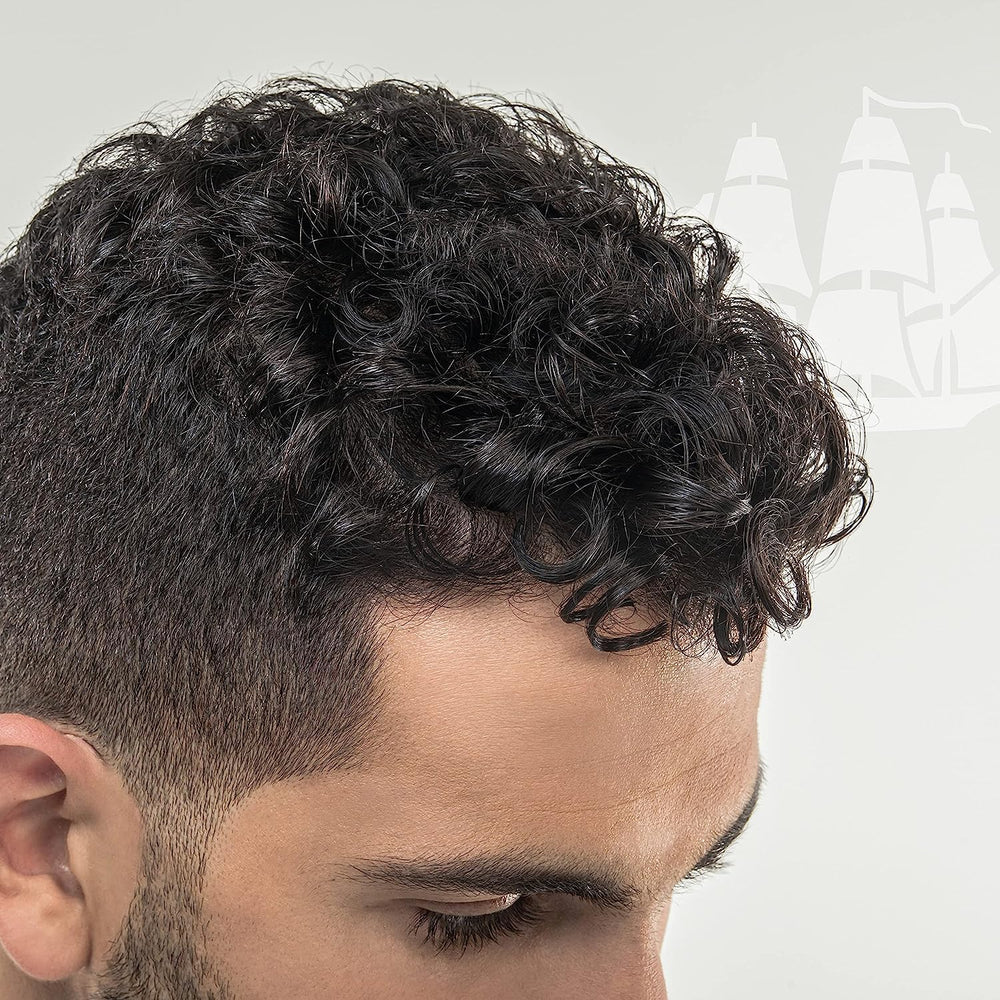 Old Spice Wavy Curly Leave-In Bottle for ongoing moisture and easy styling
