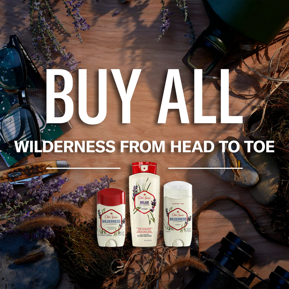 Old Spice Wilderness Lavanda: higiene diaria para días activos