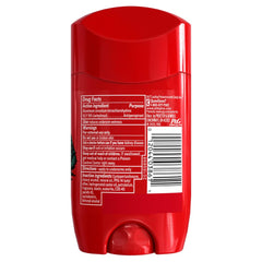 Close-up of Old Spice Wolfthorn deodorant stick design.