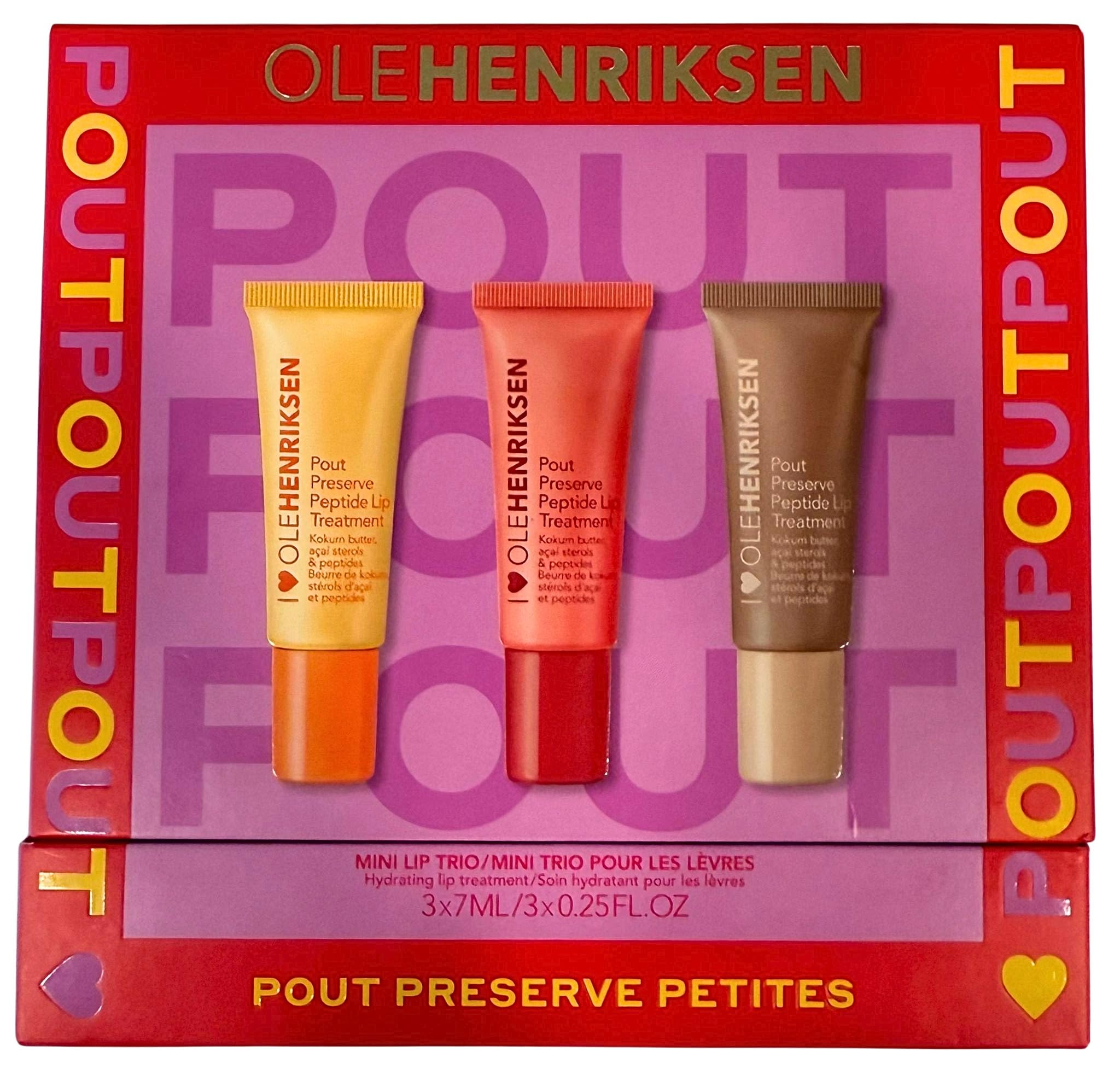 Ole Henriksen Pout Preserve Petites Citrus Sunshine, bálsamo labial para hidratación prolongada y labios suaves.