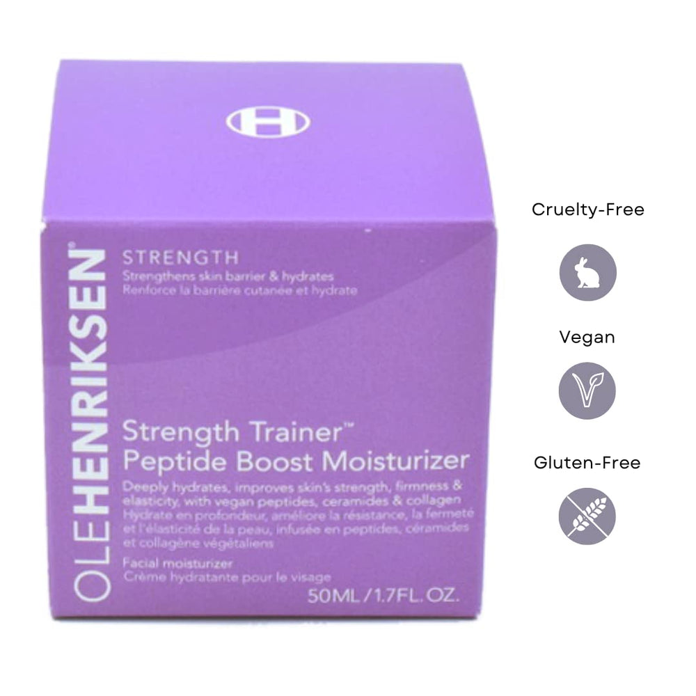Ole Henriksen Strength Trainer Peptide Boost gift-pack image hints at a thoughtful skincare gift.