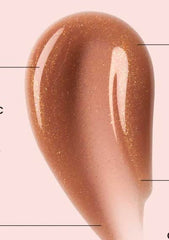 Ole Henriksen Pout Preserve Lip Treatment Creme Brulee Glimmer close-up texture showing nourishing lip care