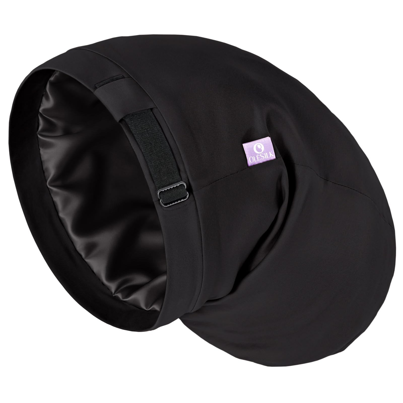 OLESILK bonete de seda de morera para pelo largo, suavidad que reduce enredos durante la noche.