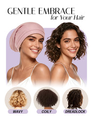 Bonete con ajuste en OLESILK, banda regulable para un confort óptimo.
