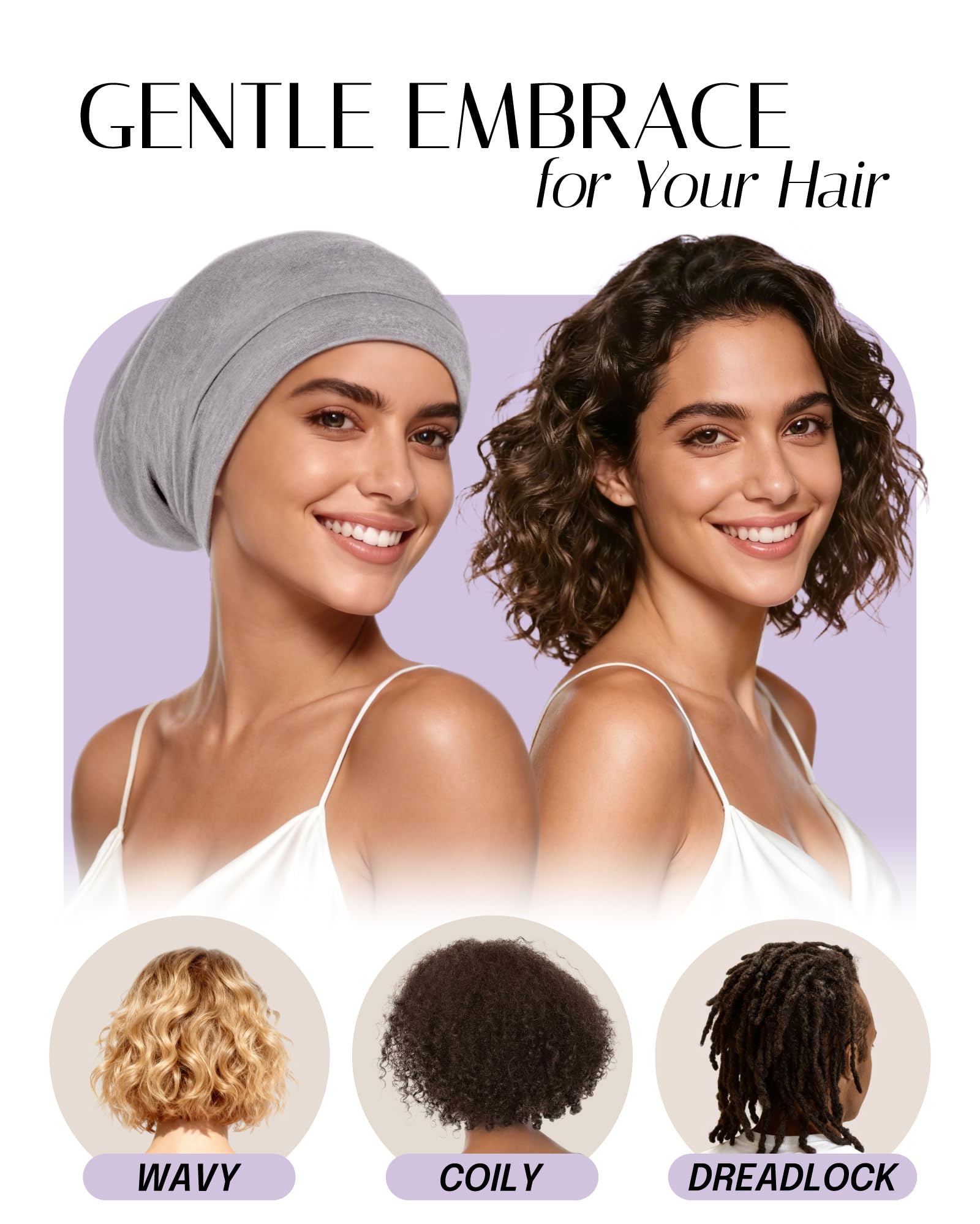 Interior suave de seda morera de OLESILK para máxima protección del cabello
