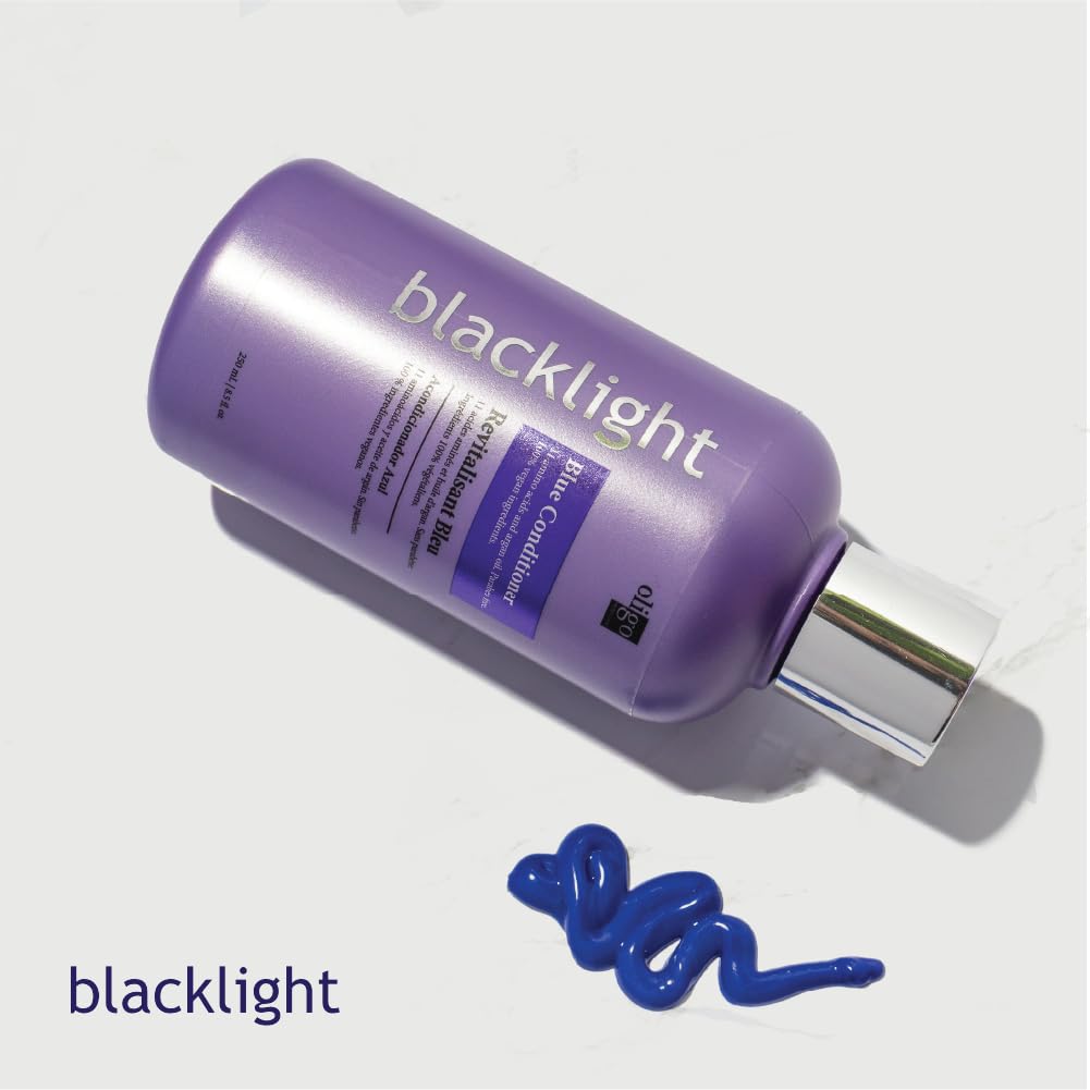 Oligo Professionnel Blacklight Blue with argan oil delivering added hydration