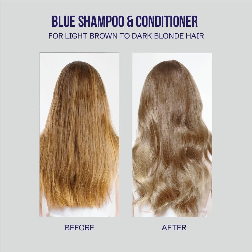 Oligo Professionnel Blacklight Blue conditioner in hand shows lightweight hydration