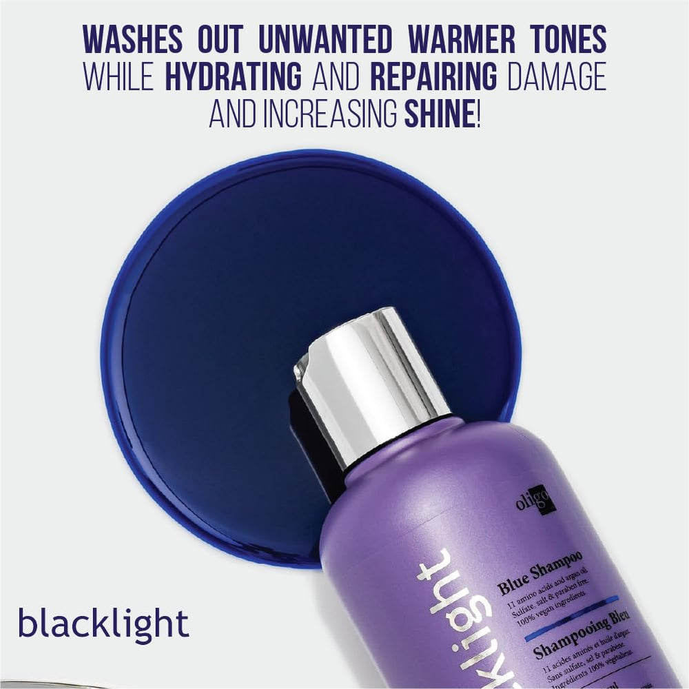 Oligo Professionnel Blacklight Blue duo pack front highlights vegan formula