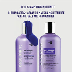 Oligo Professionnel Blacklight Blue shampoo lather close-up emphasizes color-safe cleansing