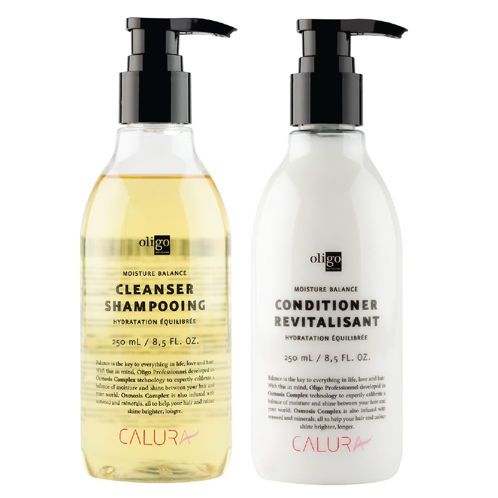 Oligo Professionnel Calura Moisture Balance Cleanser bottle showing color-safe hydration