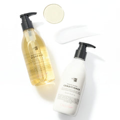 Close-up of Calura Cleanser lather for color-treated hair