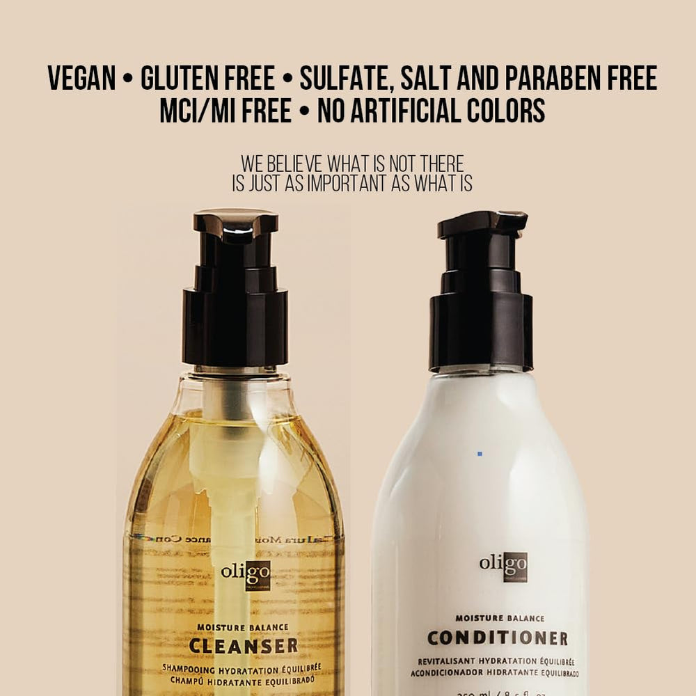 Moisture Balance duo packaging highlights vegan and sulfate-free credentials