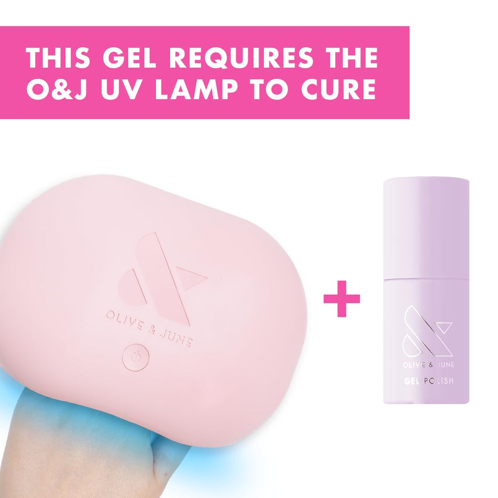 Olive & June: fórmula limpia, libre de HEMA para uñas más suaves.