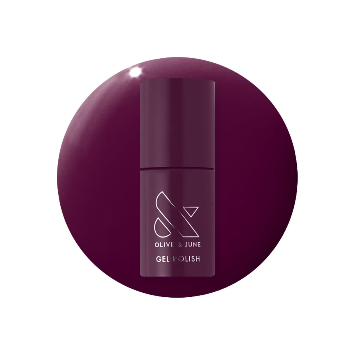Olive & June Gel Esmalte: botella visible con color duradero y brillo intenso
