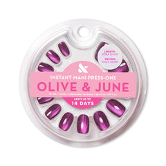 Olive & June Instant Mani 42 uñas para ajuste perfecto.