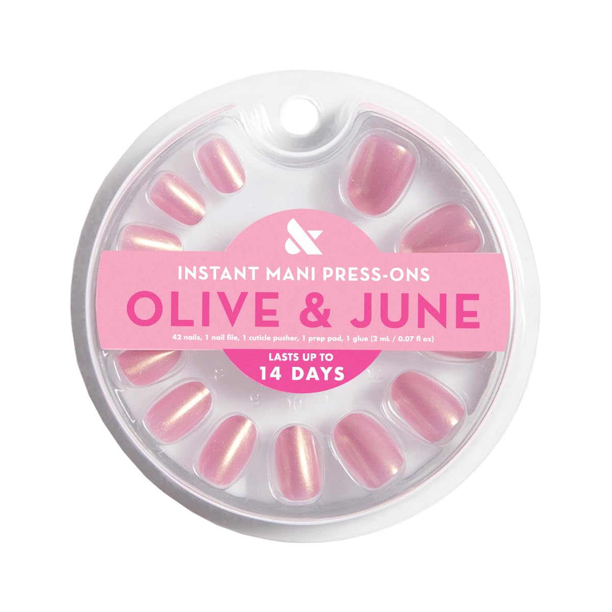 Olive & June Instant Mani: disenos natural look para un acabado realista.