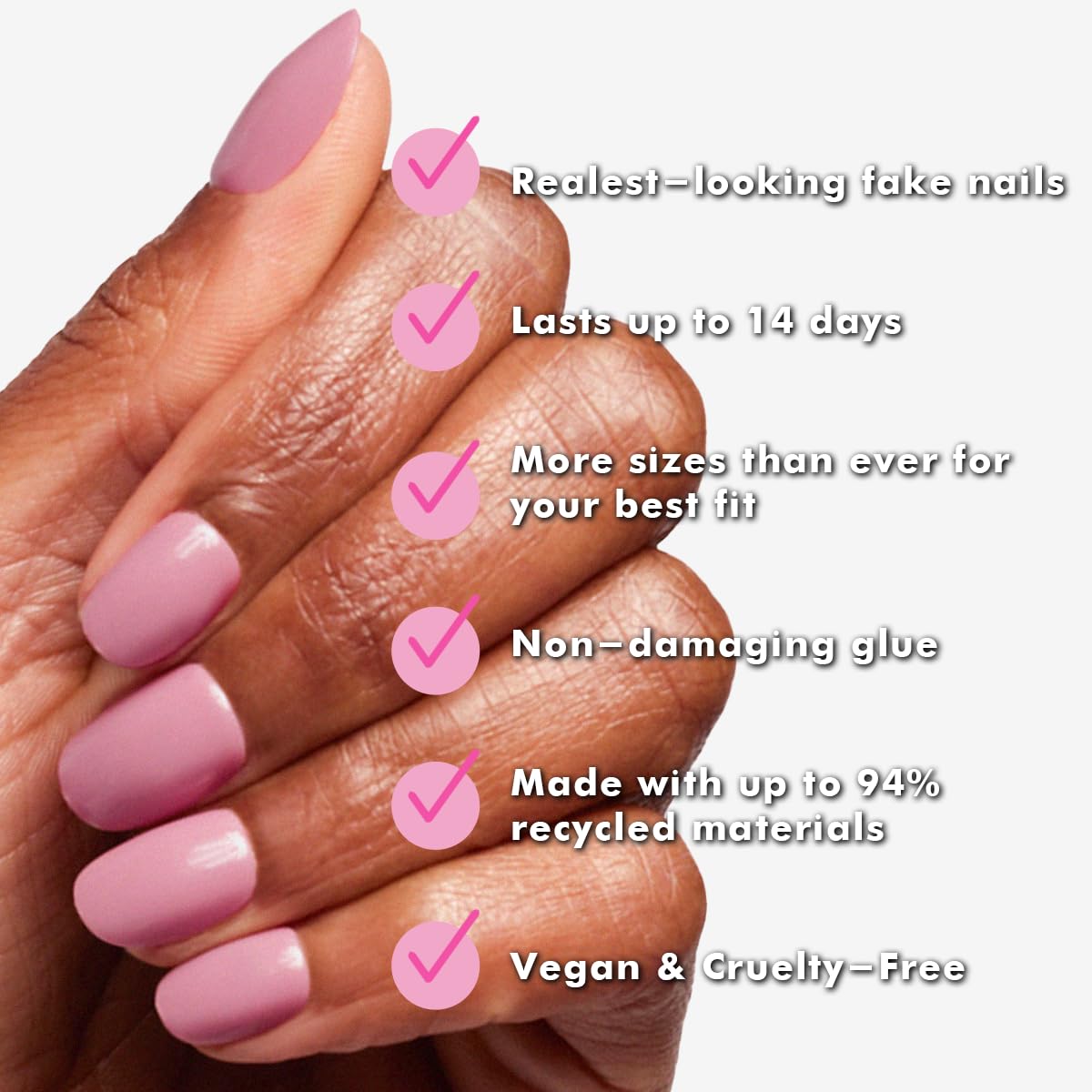 Diseños naturales de Olive & June Instant Mani para un look discreto y elegante.