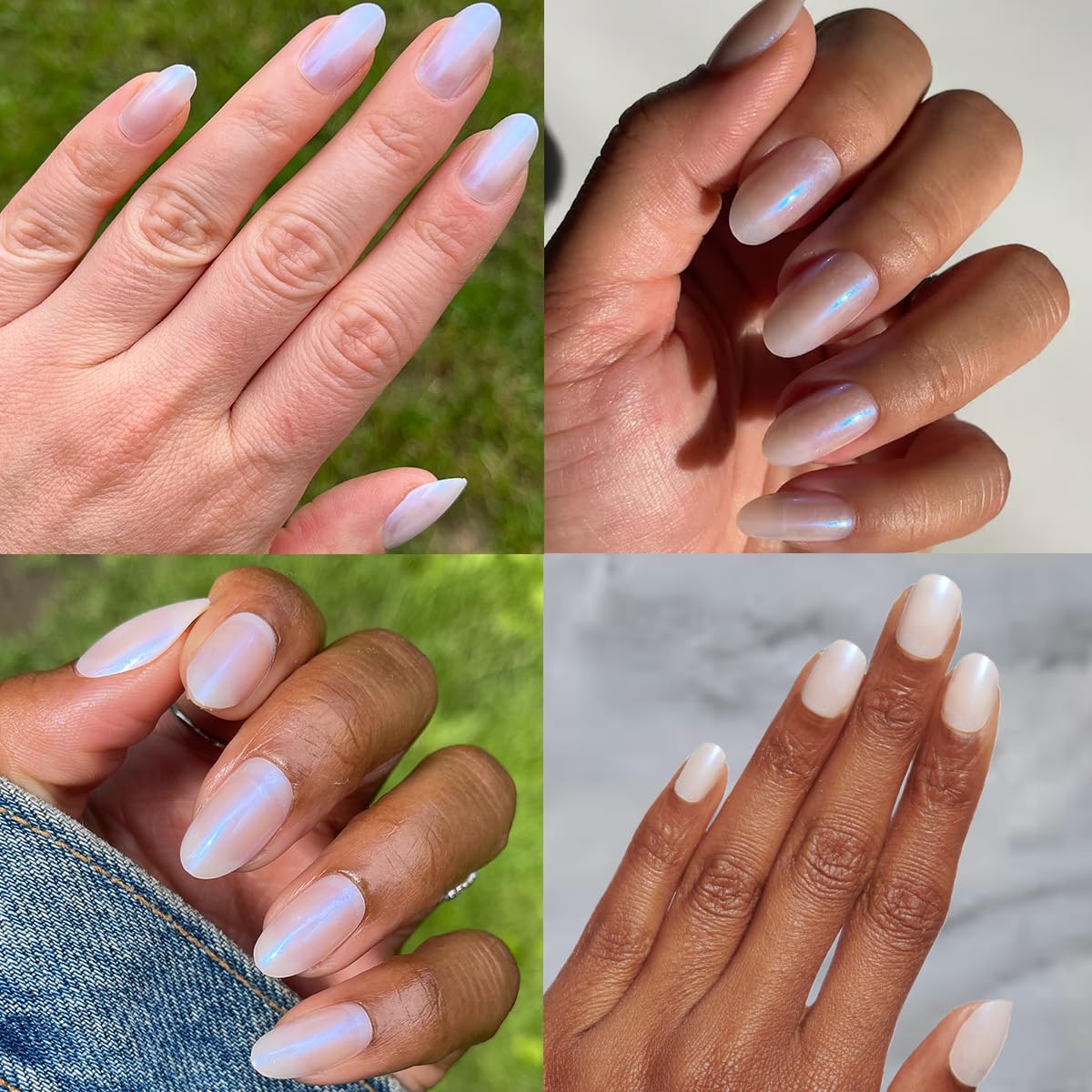 Olive & June Instant Mani kit incluye lima, buffer y preparador para aplicar.