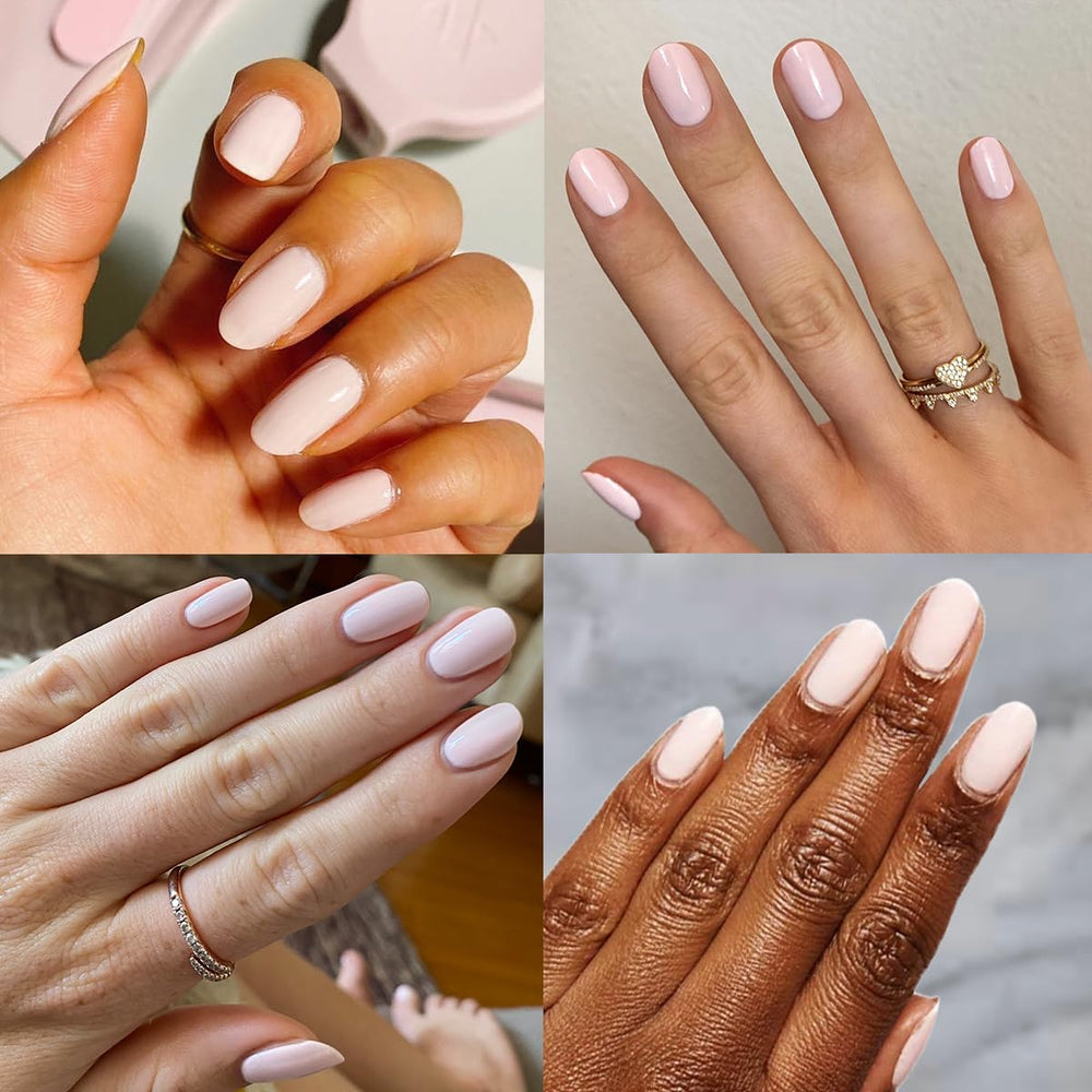 Olive & June Long-Lasting Top Coat signifying high-gloss seal.