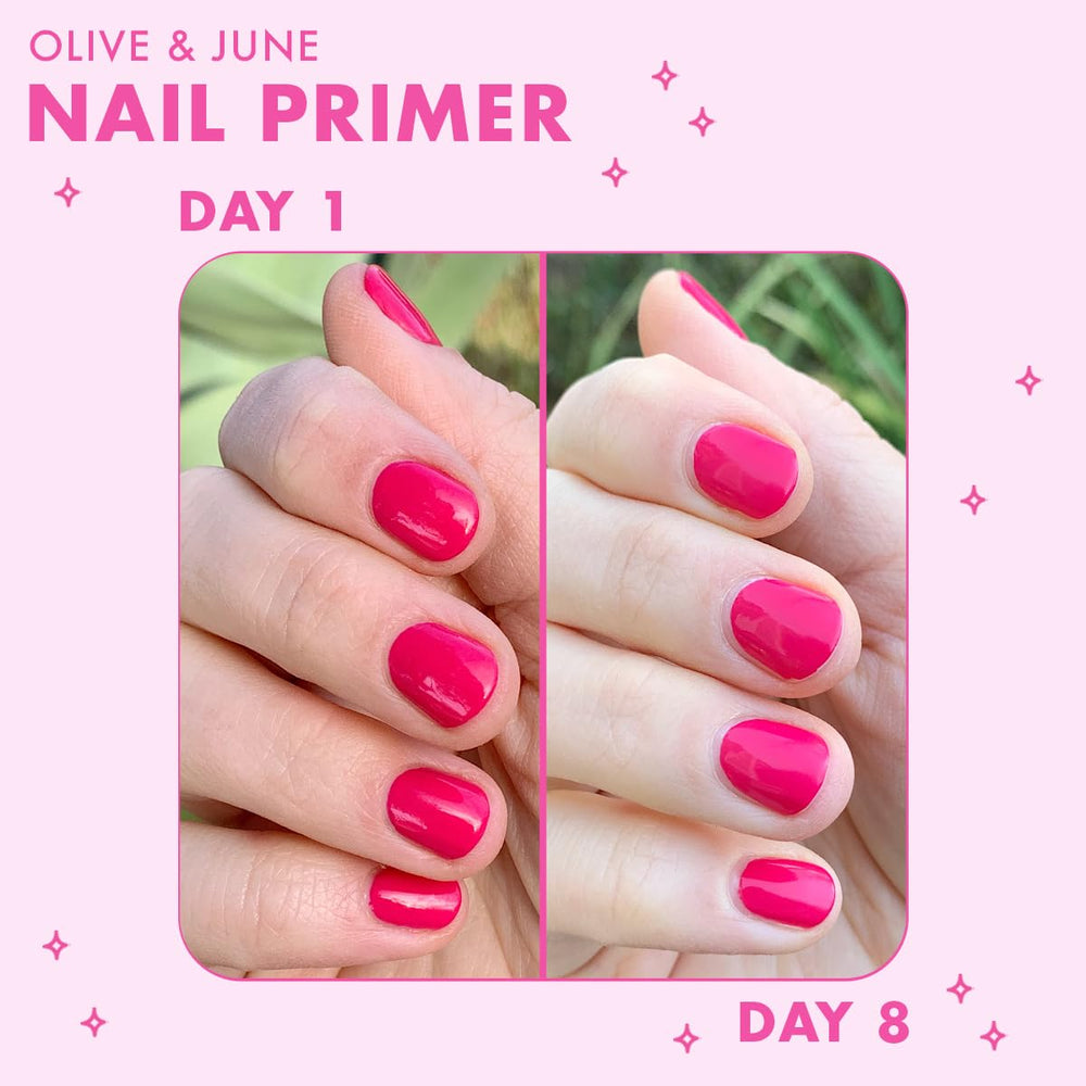 Olive & June Nail Primer long-wear boosts durability and reduces chipping