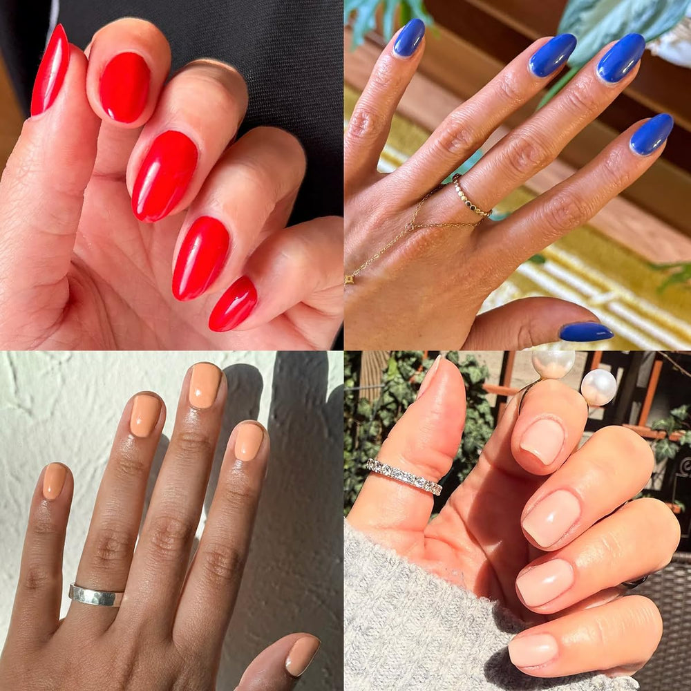Retirada suave sin daño para cambios de color con Olive & June