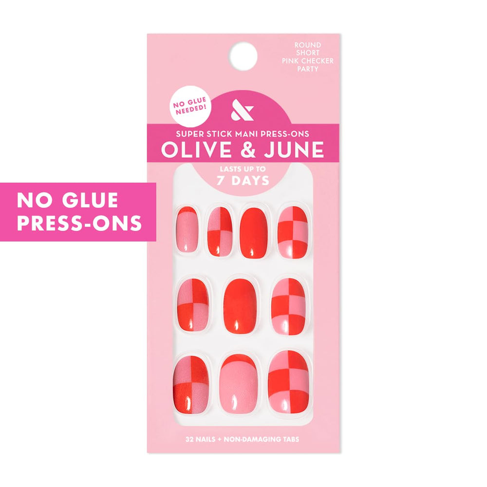 Olive & June Super Stick Mani: pestañas adhesivas fáciles de usar y sin dañar la uña natural.