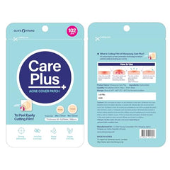 Paquete de 102 parches OLIVE YOUNG Care Plus para cuidado diario