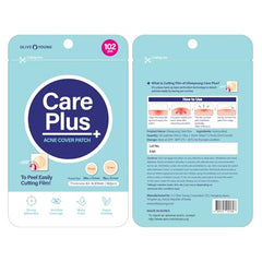 OLIVE YOUNG Care Plus Spot Patch parche hidrocoloide de origen coreano para piel sensible.
