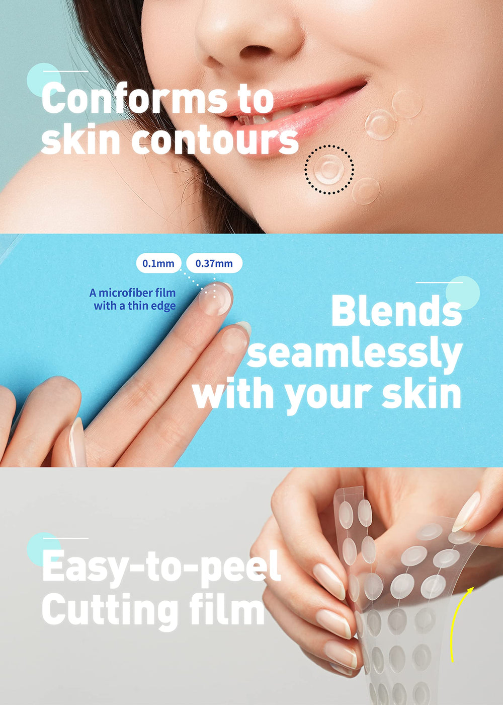 OLIVE YOUNG Care Plus Spot Patch ideal para piel propensa a imperfecciones.