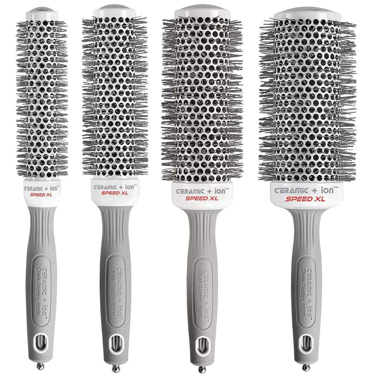 Olivia Garden Ceramic Ion Speed XL barrel for faster drying and smoother hair.