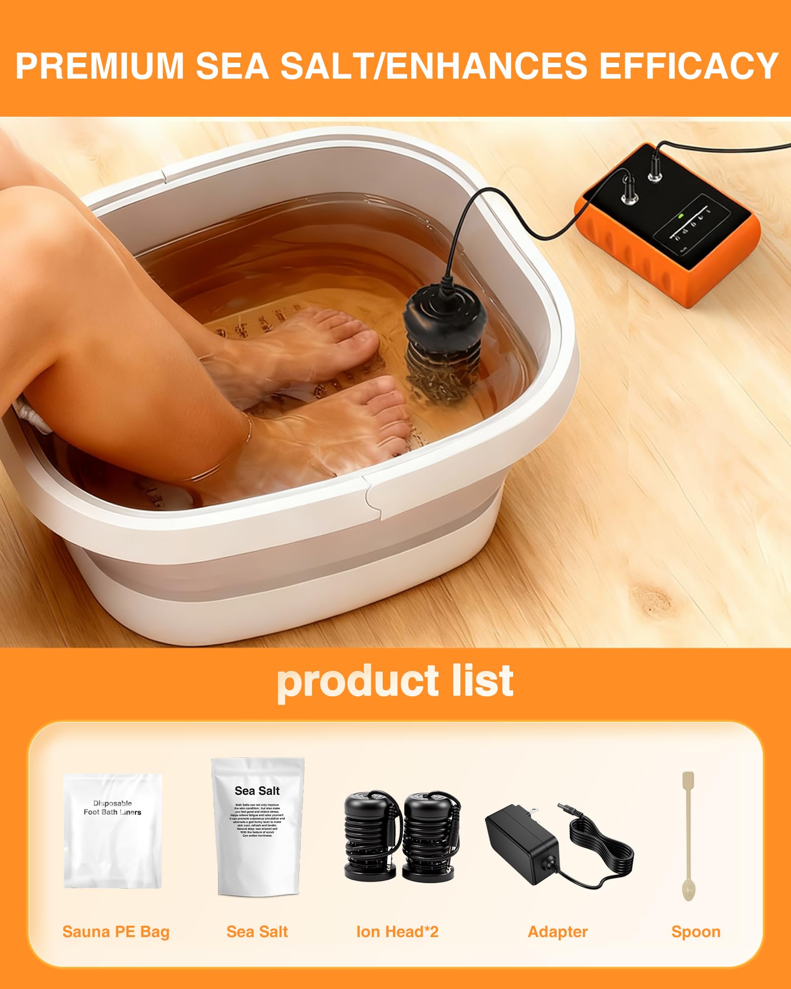 Olixie folding tub storage keeps your home spa organized.