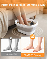 Olixie ionic foot bath control panel for simple session customization.