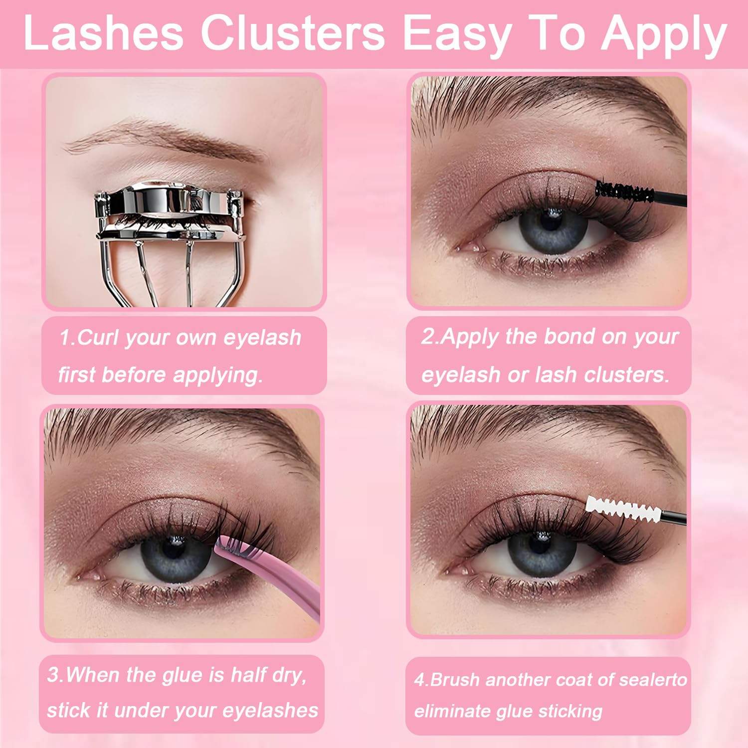 OLLAVO Manga Lash Clusters natural-look lashes for day-to-night versatility