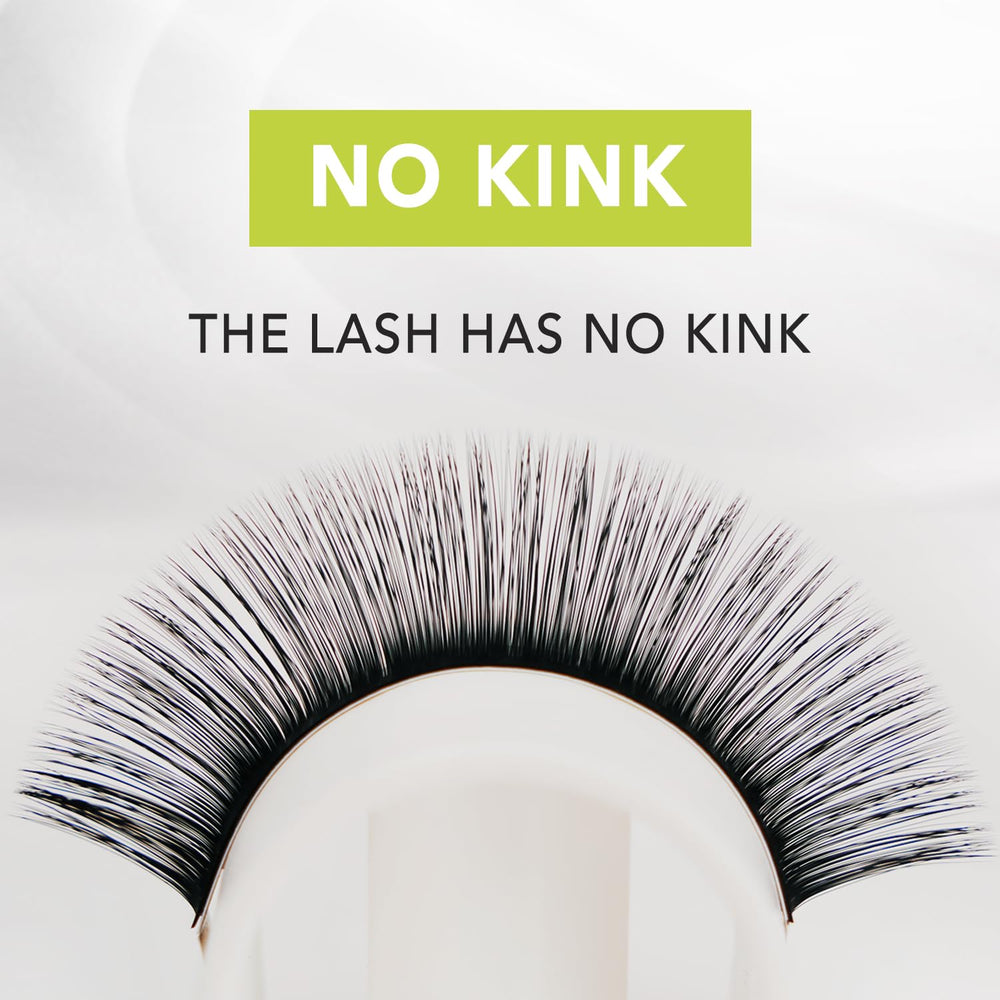 OLLOLASHES Matte black bottom lash extensions feel soft and elastic