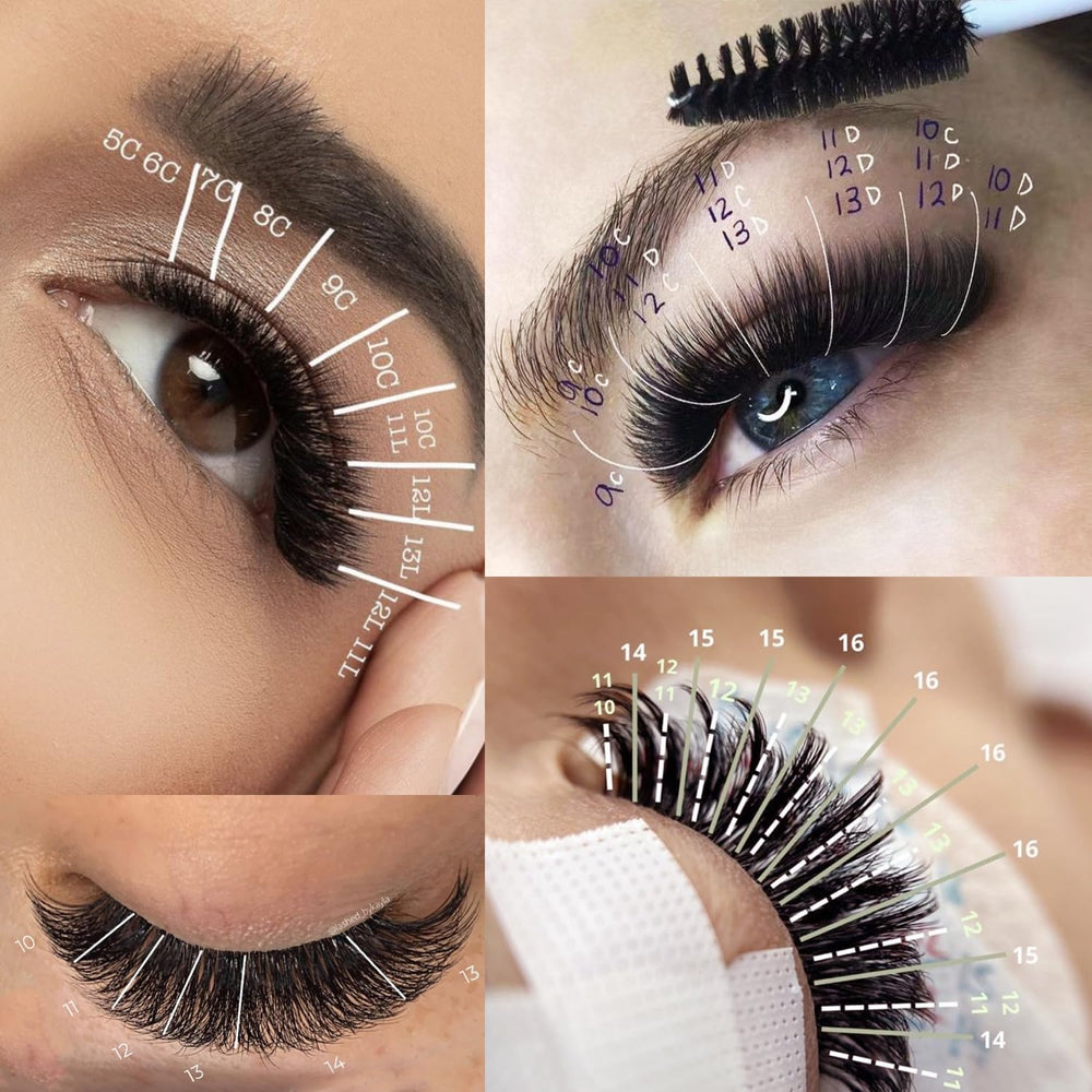 OLLOLASHES Bottom-lash extensions ideal for precise styling