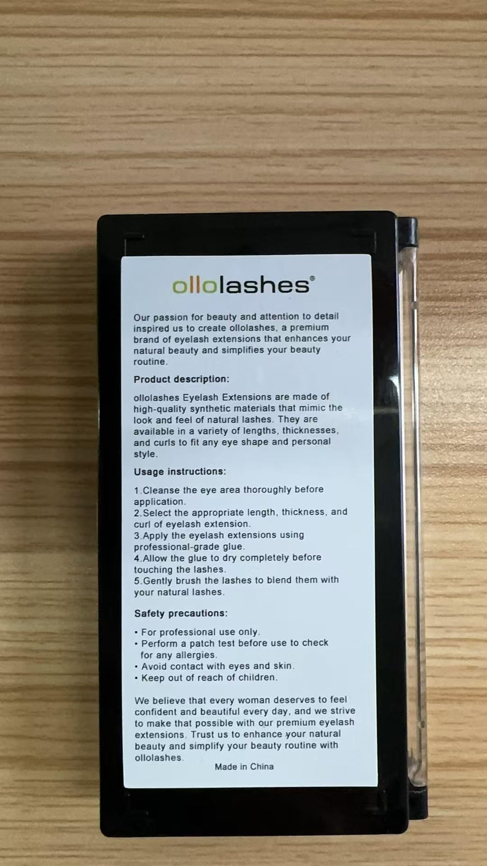 OLLOLASHES matte black bottom lashes provide cruelty-free finish for versatile looks.