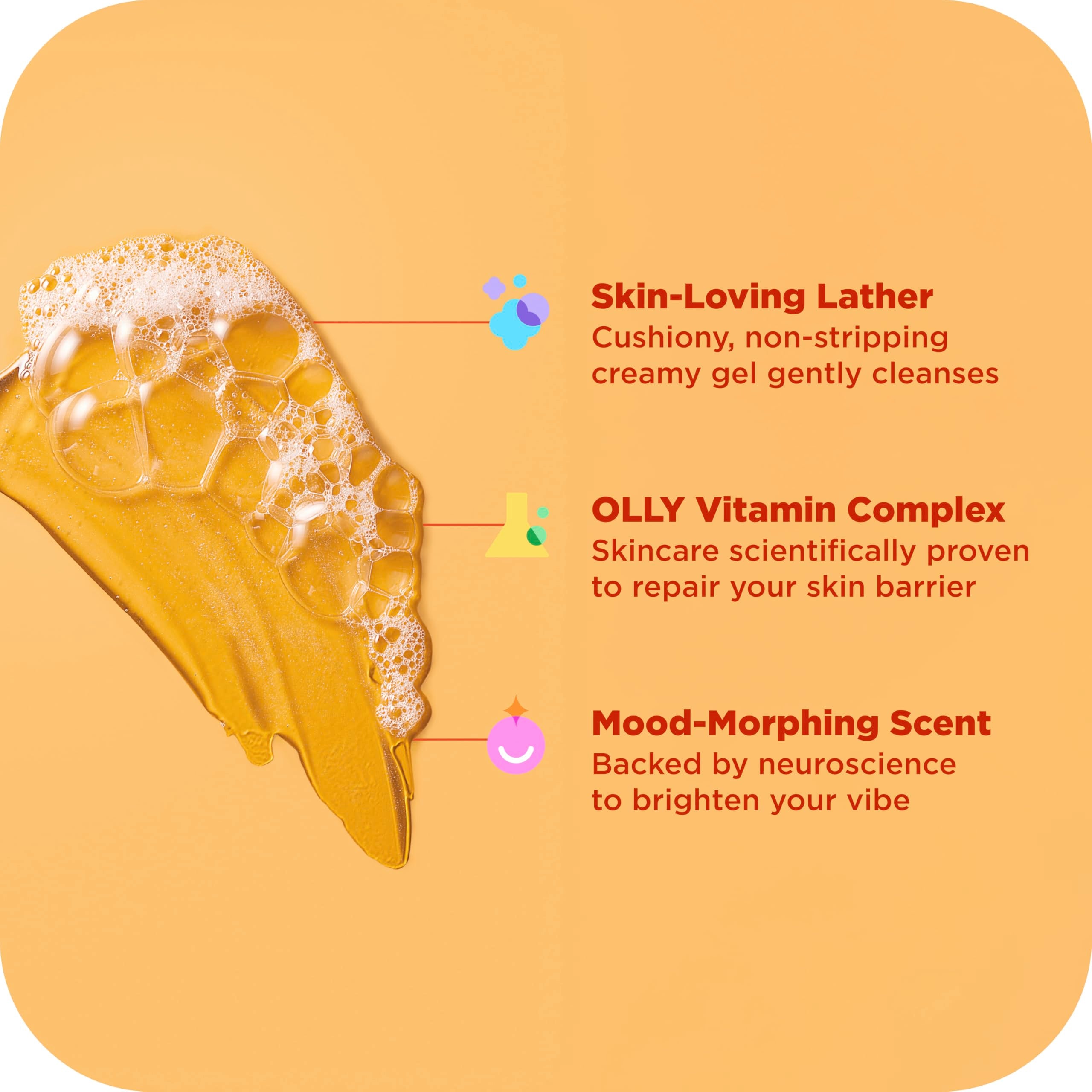 OLLY Body Scrub: aroma estimulante durante la ducha