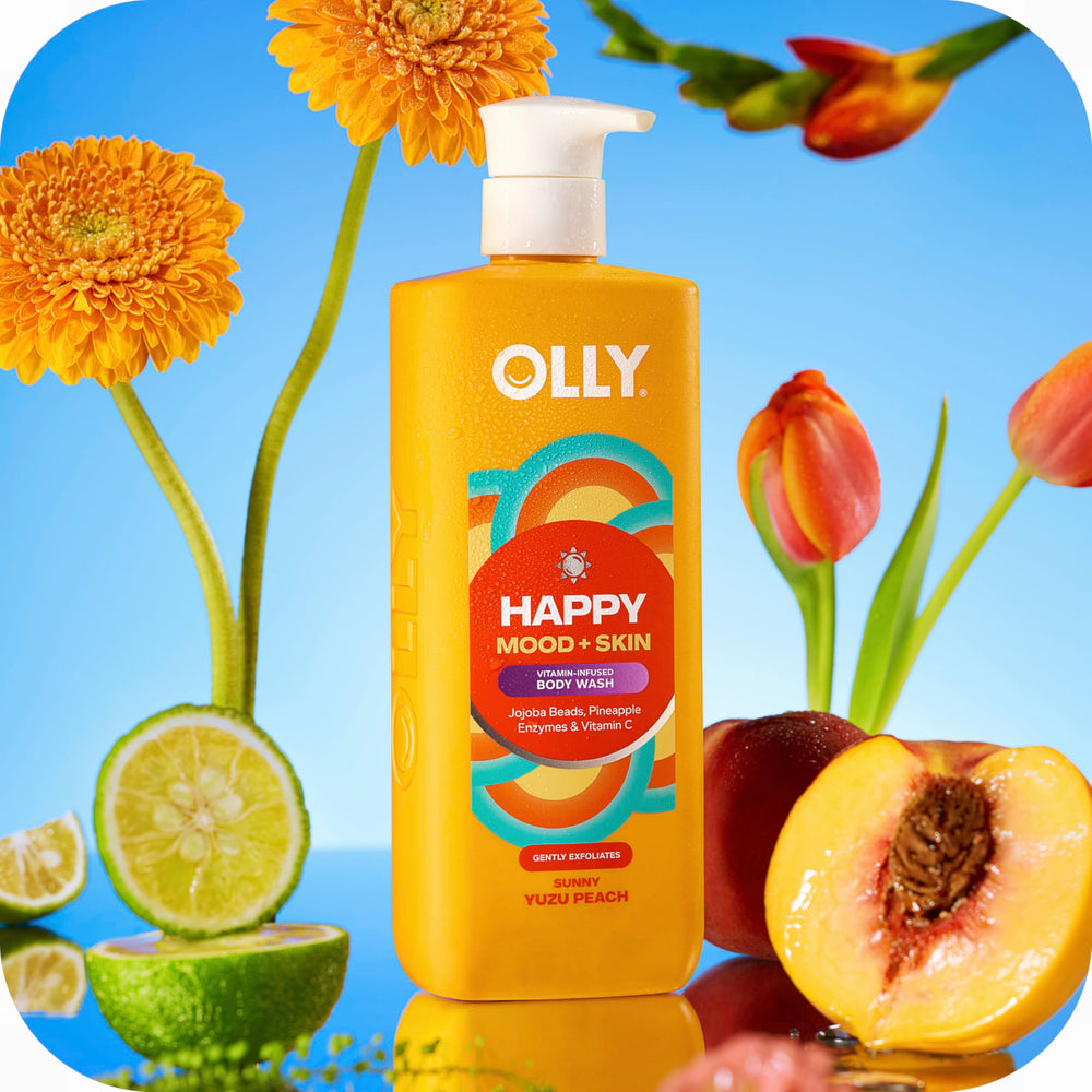 OLLY Exfoliating Body Wash probada-dermatologicamente: fórmula confiable para el cuidado diario