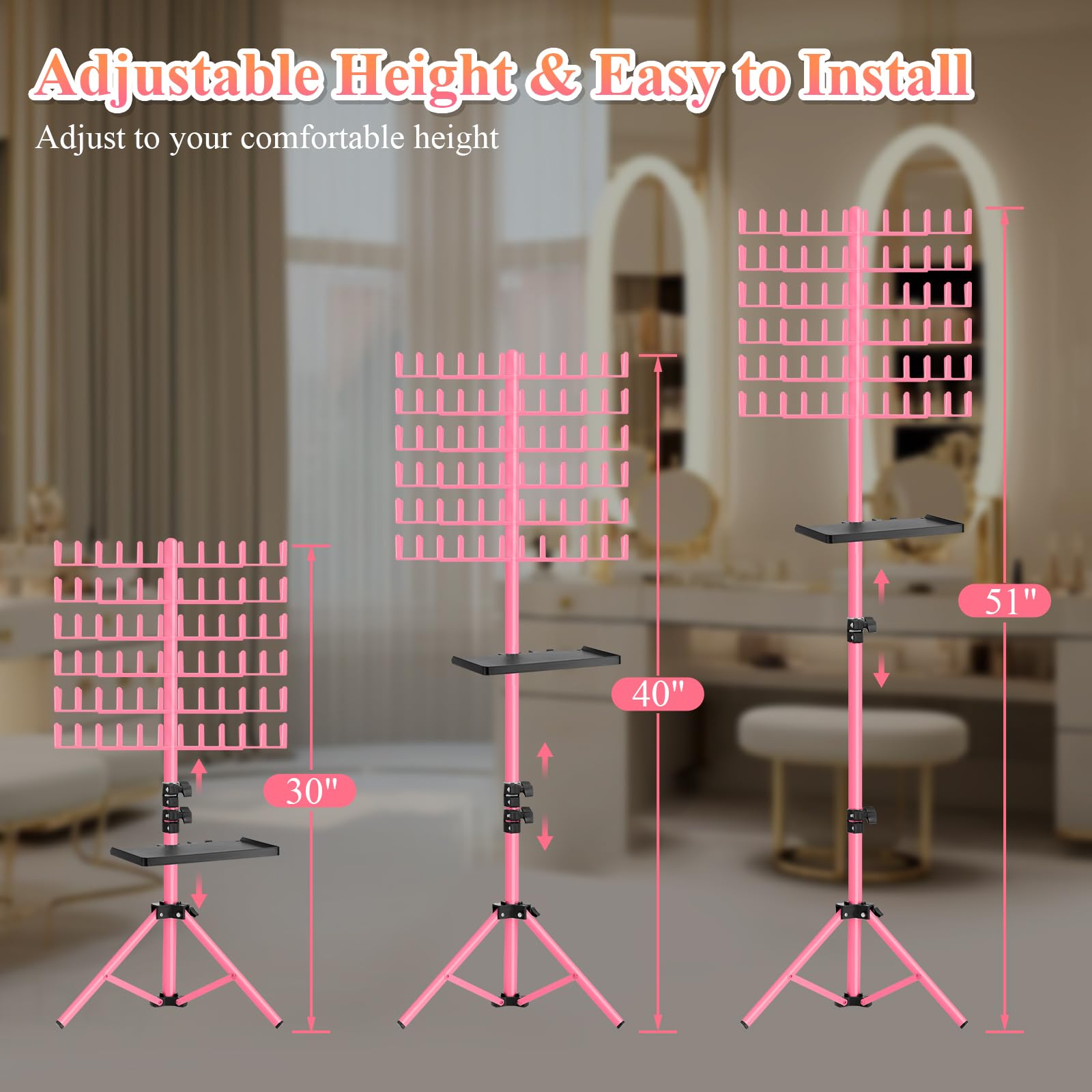 OLMRJKD foldable base rack simplifies storage and travel with its compact design.
