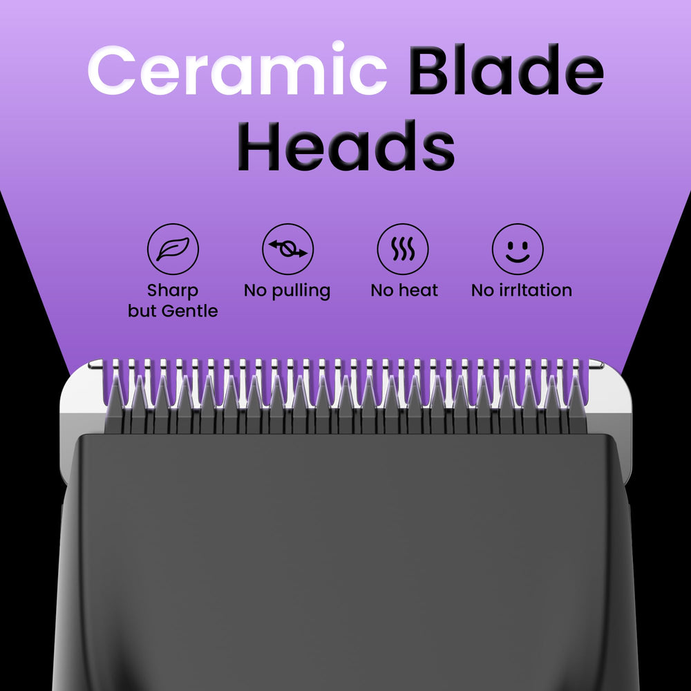 OLOV 2.0 ceramic blades closeup highlighting smooth cutting action.