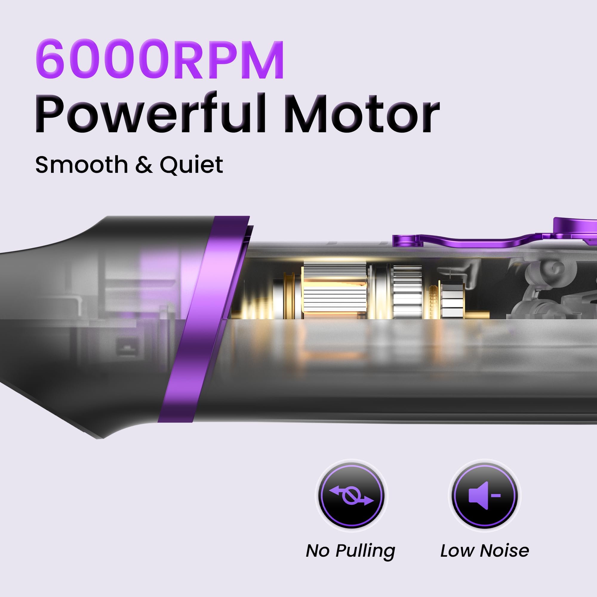 OLOV 2.0 trimming guards adjustable for different hair lengths.