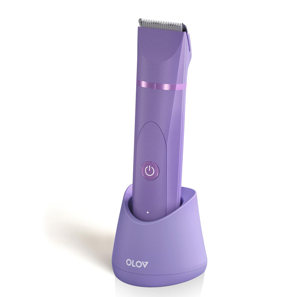 OLOV electric trimmer for below-the-waist grooming with ceramic blades