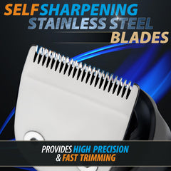 OLOV For Man all-in-one kit layout highlights versatile tools for facial, body, and hair grooming