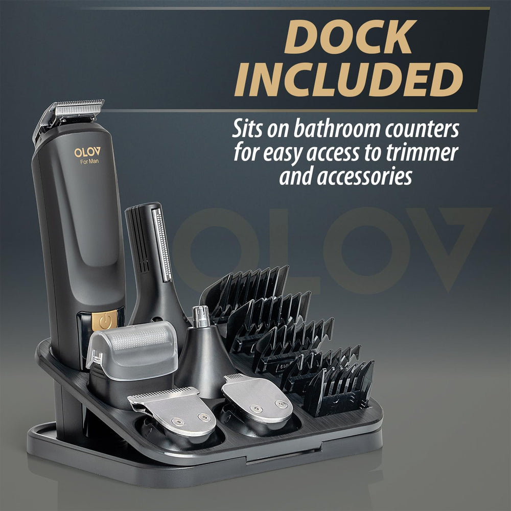 OLOV For Man hair clipper guards provide adjustable lengths for precise styling