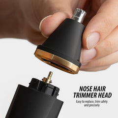 OLOV groin trimmer for men delivers precise trimming with ceramic blades.