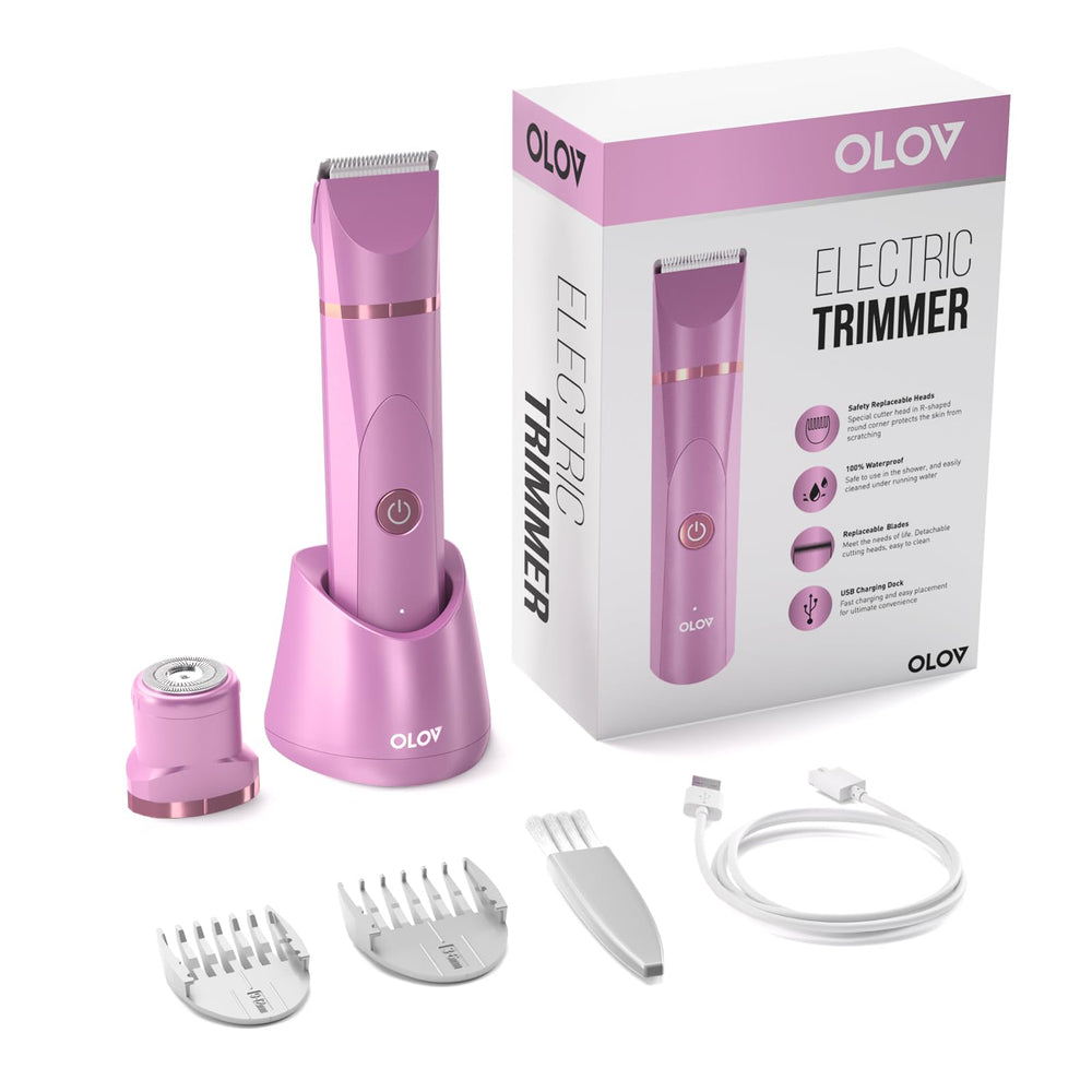 OLOV pink edition wet-dry trimmer for versatile use and easy handling