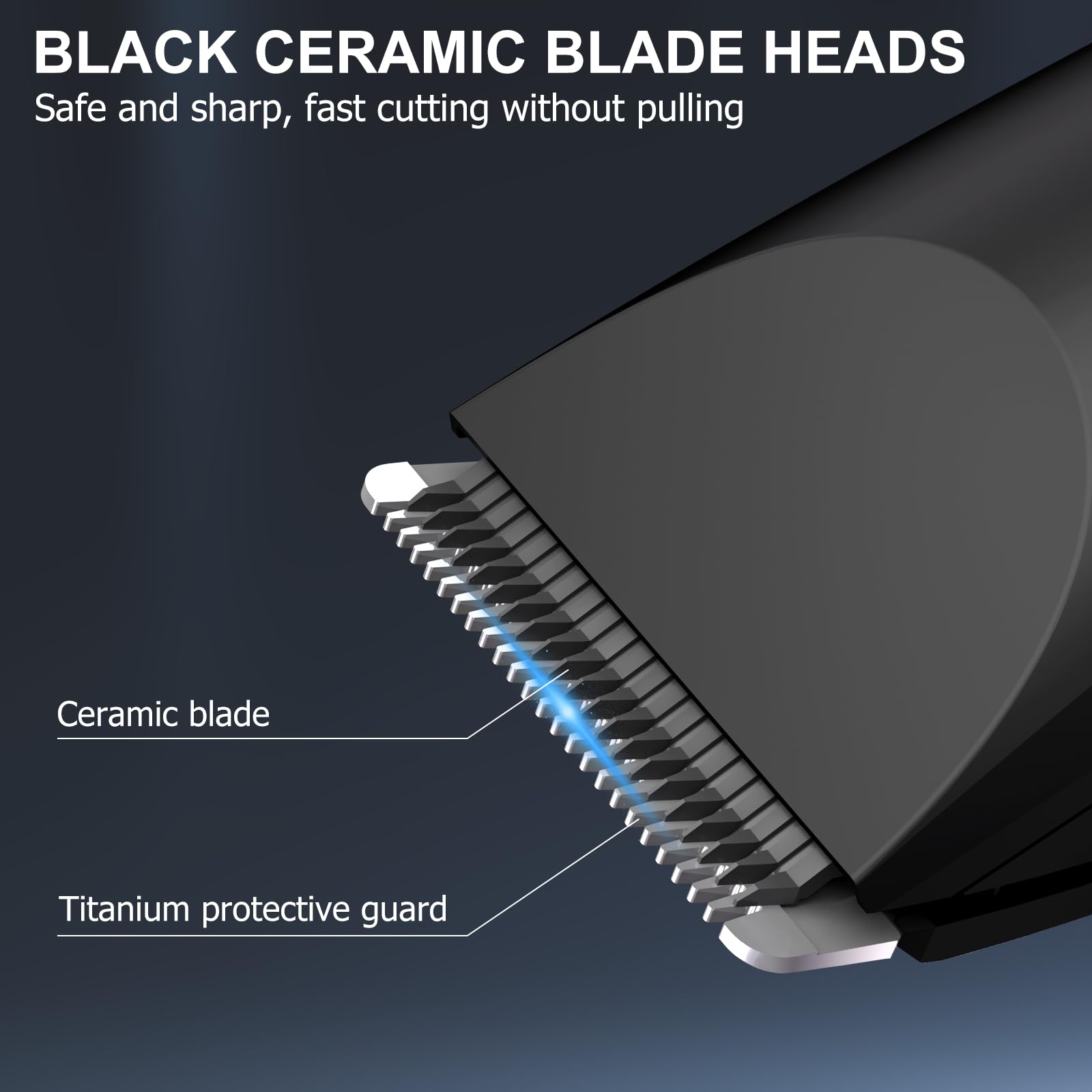 OLOV replaceable ceramic blade heads for long-lasting performance.